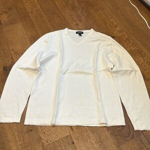 Alfani Men’s Longsleeve Tee White Size Large